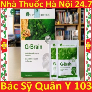G-Brain Cốm  Trí Não hỗ trợ phát triển, tăng cường hệ Miễn Dịch cho Trẻ (GBrain gold Chính Hãng)
