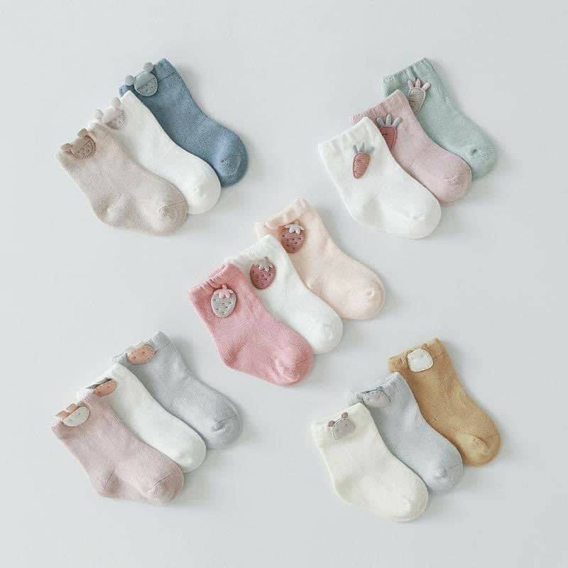 Set 3 đôi tất Nemo Baby DÀY mẫu mới