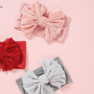Băng đô cho bé - bản to mẫu nơ Mimo Baby KT10
