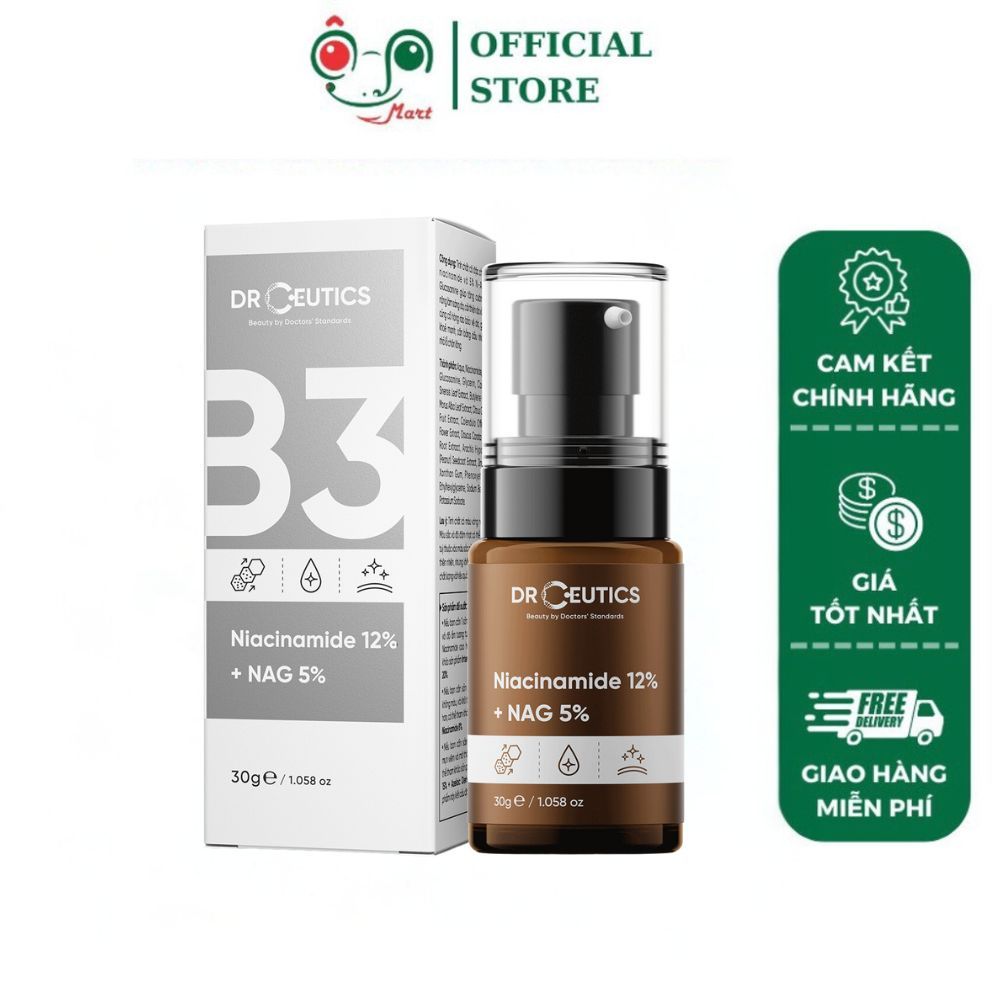 DRCEUTICS Serum Niacinamide 12% DrCeutics Giảm Thâm Sáng Da Kiềm Dầu