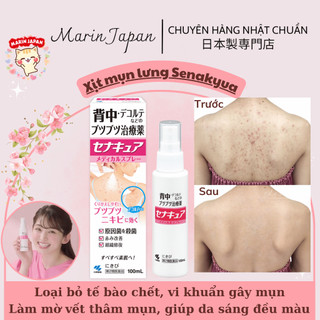 Xịt Mụn Lưng Và Kem Hỗ Trợ Viêm Lỗ Chân Lông Senakyua