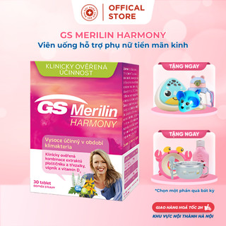GS Merilin Harmony Hỗ trợ phụ nữ thời kỳ tiên mãn kinh và mãn kinh dẫu hiệu bốc hỏa, nóng bừng, giảm ham muốn