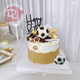[SIÊU RẺ❤️] – Quả Bóng Đá - Trang trí bánh sinh nhật bánh kem