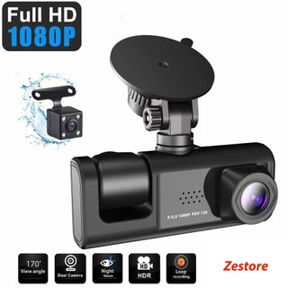 Camera hành trình 3 mắt độ phân giải cao 1080P với tầm nhìn ban đêm