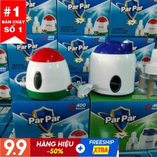 MÁY ĐUỔI MUỖI XÔNG TINH DẦU HACKER (tặng kèm lọ tinh dầu hacker) ( máy đỏ trắng)