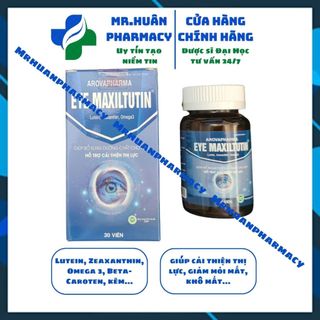 Viên uống bổ mắt Eye Maxilutin (Hộp 30 viên) - Giúp bổ sung dưỡng chất cho mắt, cải thiện thị lực