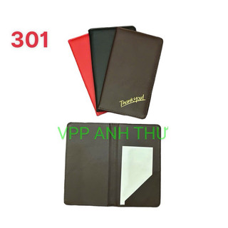 Bìa kẹp bill da tính tiền 301