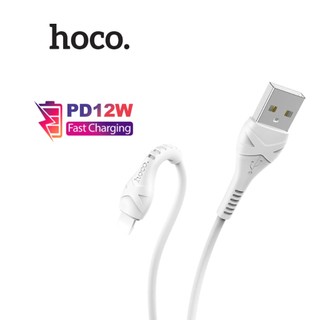 Cáp Sạc PD12W Hoco X37 USB dùng cho ip7/8/X/11/12 Điện áp DC 5V-2.4A Dài 1M