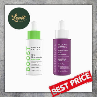 Serum hỗ trợ kiềm dầu, sáng da & thu nhỏ lỗ chân lông Niacinamide 10% và 20%