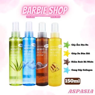 Xịt Khoáng Aspasia Moist Up Face Mist - 150ml [Đủ Mùi]
