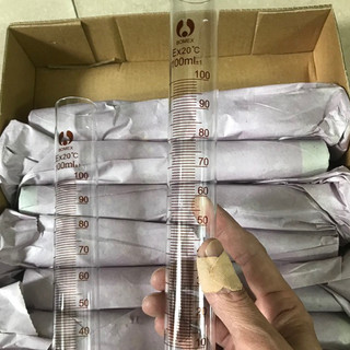 Ống Đong Thuỷ Tinh Đế Tròn 100ml