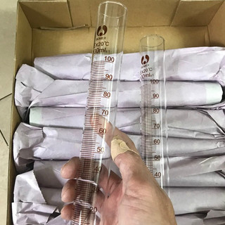 Ống Đong Thuỷ Tinh Đế Tròn 100ml