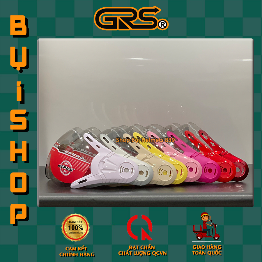 Phụ Kiện Kính Grs hơn 20 màu kính mũ bảo hiểm a102k a737k a760k a33k a966k a790k a860k Flat nón bảo 