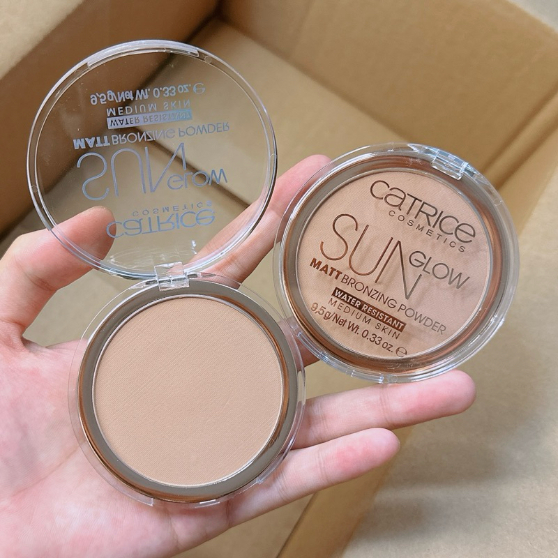 Phấn Tạo Khối Catrice Sun Glow Matt Bronzing Powder [Chính Hãng]