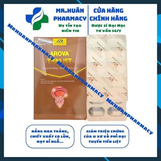 Arova Tienliet (Hộp 30 viên) - Hỗ trợ giảm các triệu chứng của u xơ và phì đại tuyến tiền liệt