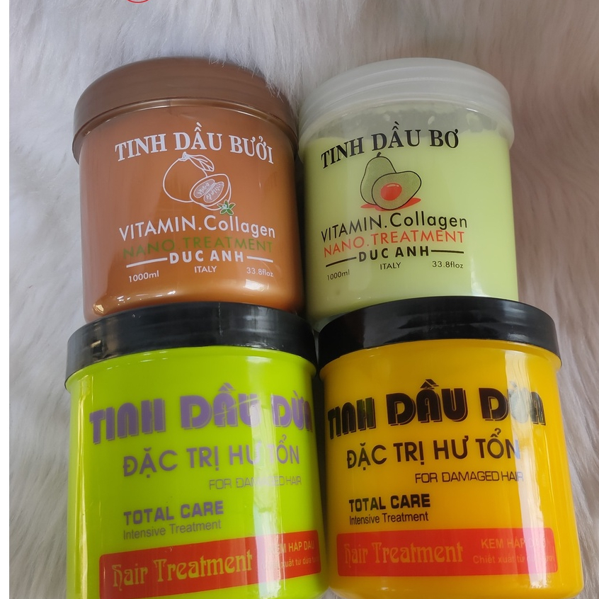 Hấp dầu xả tóc tinh dầu Đức Anh 850ml