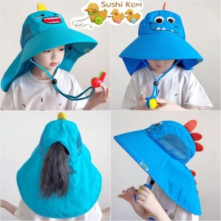 Mũ rộng vành trẻ em có dây
