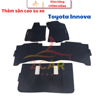 Thảm lót sàn cao su xe TOYOTA INNOVA 2006 - 2021, 2022, 2023 loại đúc dày theo xe - NH
