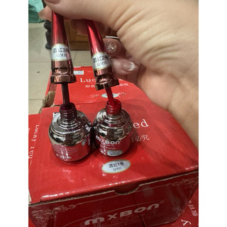 Set Sơn Đỏ Mxbon Hàng Chuẩn Loại 1,không ánh tím chuẩn tông đỏ,chất đặc lông cọ mướt
