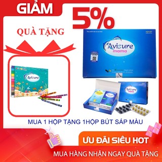 [Tích điểm tặng quà] Avisure mama - Bổ sung DHA, EPA, các Vitamin và khoáng chất Hộp chứa 2 hộp 30v