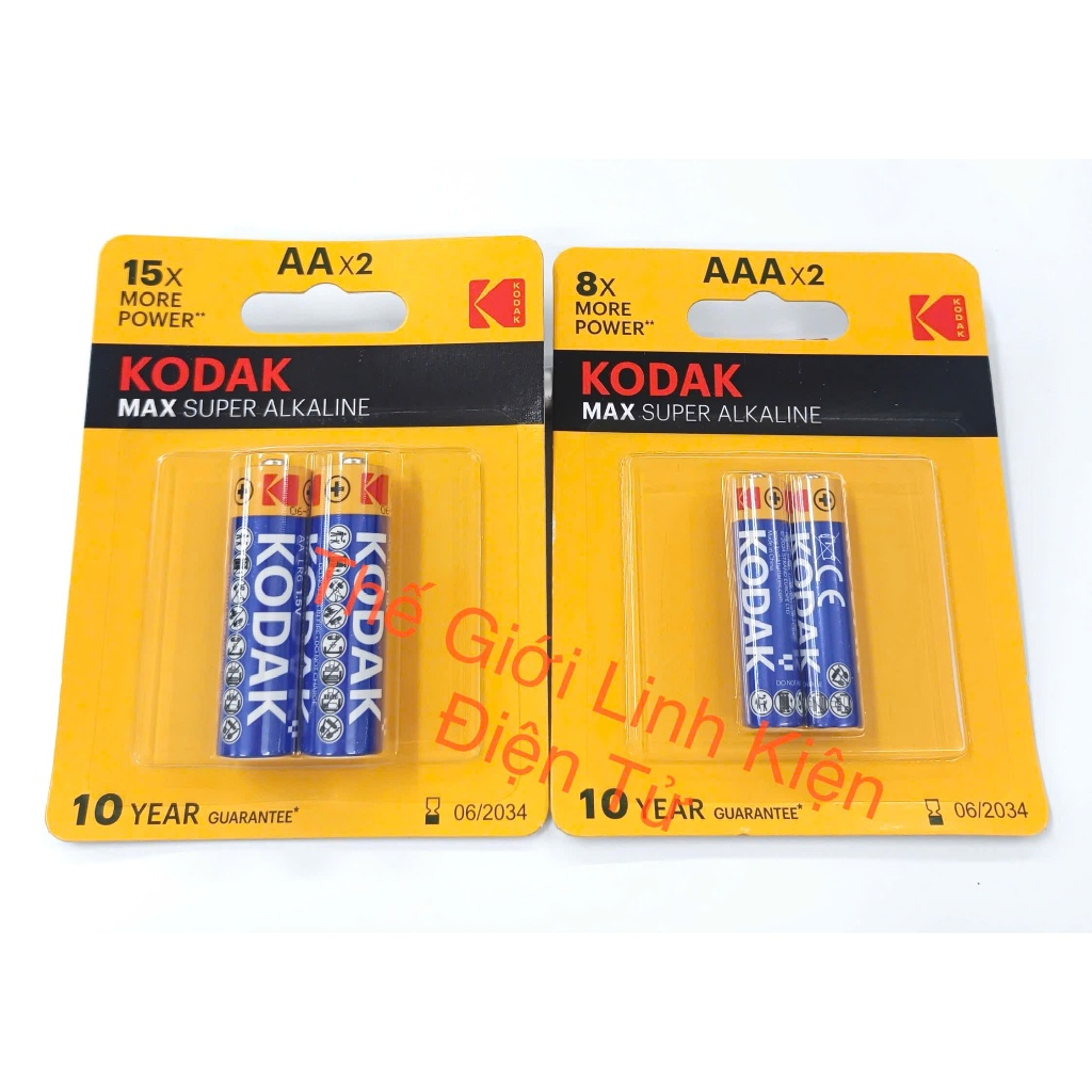 Pin 1.5Volt KODAK AA-AAA ( Vỉ )