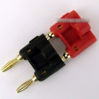 Bộ 2 jack bắp chuối đôi chụp nhựa