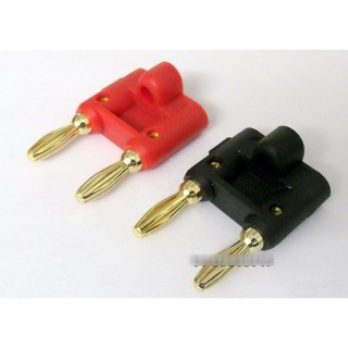 Bộ 2 jack bắp chuối đôi chụp nhựa