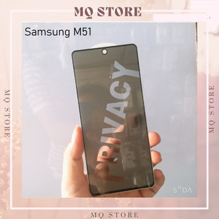 Kính cường lực Samsung M51 chống nhìn trộm full màn hình cao cấp