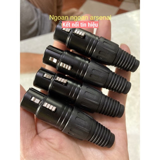 Jack canon XLR đực cái hàn nhập khẩu các hãng: seetronic, soundking, ls, lb, besk...