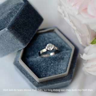 Nhẫn nữ titan BVL bạc