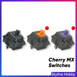 Switch bàn phím cơ cherry mx - black hyperglide, hg black, orange, purple, mx2a switch