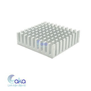 Nhôm tản nhiệt 40x40x11mm màu đen