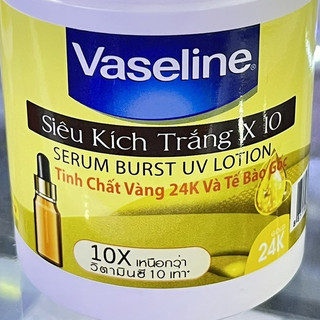 ( Thái Lan) ￼Body Siêu Kích Trắng Vaseline 250g