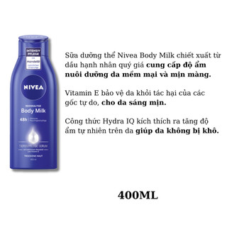 Dưỡng thể Nivea 400ml – Hàng Đức