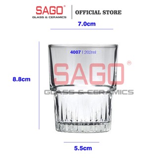 [ Hộp 06 ] Ly Thủy Tinh 2 Tầng 202ml | LUK.104007(40)