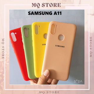 Ốp lưng Samsung A11 silicons chống bẫn full viền nhiều màu