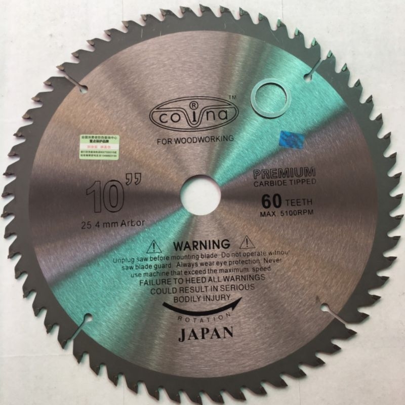 LƯỠI CƯA GỖ 250MM 60 RĂNG-2 TẤC 5(lưu ý chỉ dùng để cắt cốt pha và các loại gỗ mềm,không dùng cắt các loại gỗ cứng chắc)