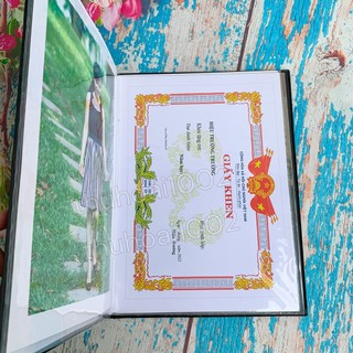Sổ menu bìa da A4 ( 20 tờ )