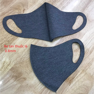 Khẩu trang vải 3D Poly thun co giãn