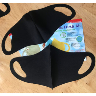 Khẩu trang vải 3D Poly thun co giãn
