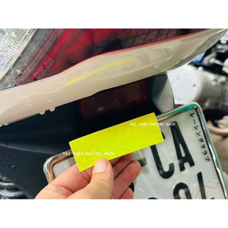 [ 1 TEM ] TEM DECAL PHẢN QUANG ĐUÔI DÁN MẮT MÈO BIỂN SỐ