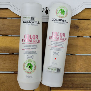 DẦU GỘI XẢ SIÊU DƯỠNG MÀU GOLDWELL COLOR EXTRA RICH 250ml - 200ml-1000ml