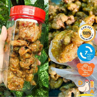 Da gà chiên nước mắm - da gà chiên giòn sốt mắm tỏi- hộp 250gram - đồ ăn vặt
