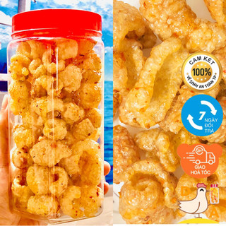 Da heo chiên nước mắm - da heo chiên giòn sốt mắm tỏi - đồ ăn vặt