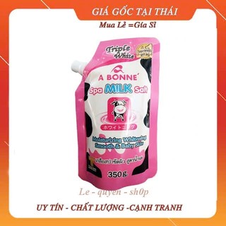 [Hàng chính hãng] Muối tắm sữa bò tẩy tế bào chết A Bonne Spa Milk Salt Thái Lan 350gr