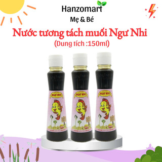 Nước tương tách muối cho bé ăn dặm Ngư Nhi cho bé 150ml