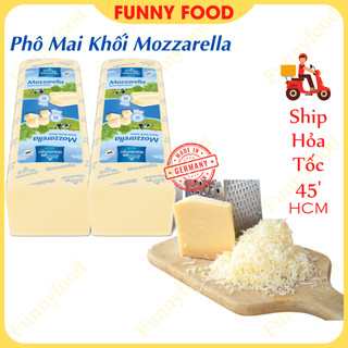 Phô Mai Khối Mozzarella – Phô Mai Kéo Sợi – Nhập Khẩu Phô Mai Đức – Funnyfood
