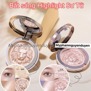  Phấn Bắt Sáng Highlight Lion Gloss Powder  bắt sáng sư tử Mềm Mịn Sang Chảnh đẹp mịn 