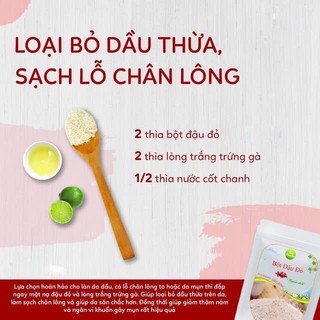 Bột Đậu Đỏ Nguyên Chất 500gram (Nhà Làm, Đậu Sạch, Nguyên Chất, Date mới).