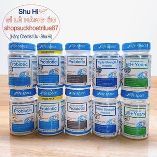 Men vi sinh người lớn úc life space broad spectrum probiotic 40 viên, 60 viên, double strength, triple strength 20 viên